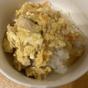 甘さ控えめ親子丼